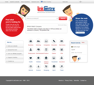 Link Centre home page