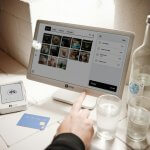 Point-of-sale system ready to take an order.