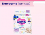 Baby Diapers Available in All Size & Types at Merries India