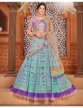 Get 50% OFF on Purple Color Soft Net Designer Lehenga Choli
