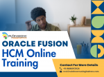 Best Oracle Fusion HCM Online Training in Hyderabad