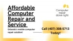 Affordable Computer Repair and Service