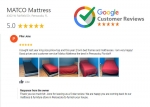 5 star review from Piter for MATCO Mattress in Pensacola, Fl