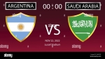 Argentina v Saudi Arabia Betting Odds