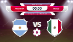 Argentine vs Mexique cotes et pronostics
