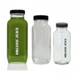 Glass bottles for juice storage