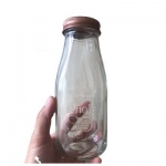 milk glass jar