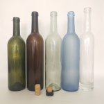 Blue wine bottles for sale