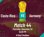Costa Rica x Alemanha Copa do Mundo da FIFA Qatar 2022