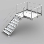 Metal Stairs Industrial
