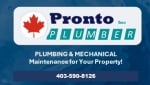 Pronto Plumbing Service. Since 2003