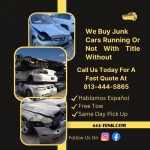 JUNK CARS 813-444-JUNK.COM