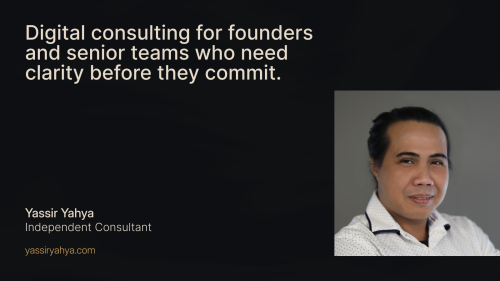 Yassir Yahya: Independent Consultant, Kuala Lumpur