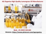 AG Organica Lemongrass Oil - Where to Buy