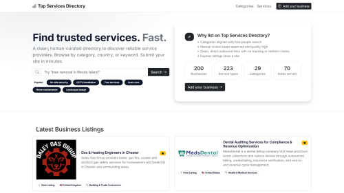 Top Services Directory