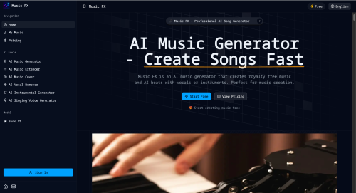Create Unique Songs Instantly with Music FX AI Generator