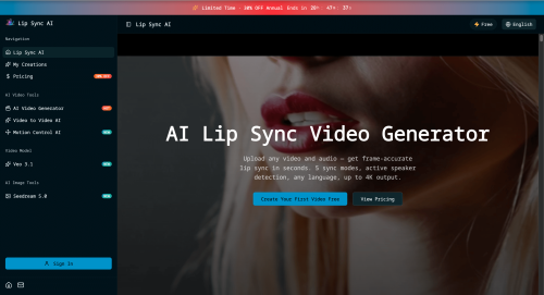 Transform Videos with Lip Sync AI - Free Online Tool