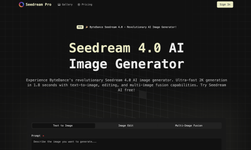 Seedream 4.0 - Next-Gen AI Image Generator by ByteDance