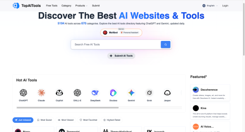 Top AI Tools Review - Find The Best AI Websites & Tools