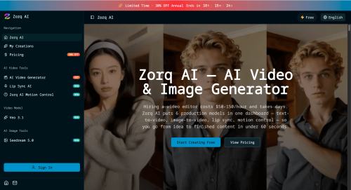 Zorq AI: Instant Video & Image Generation Tools