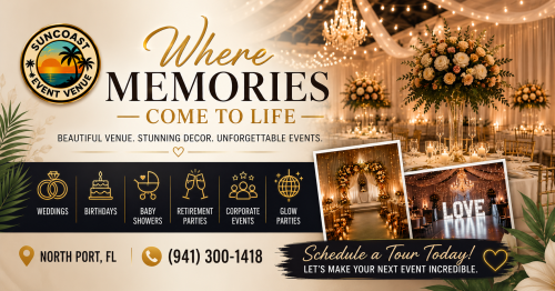Suncoast Event Venue: Your Premier Celebration Space