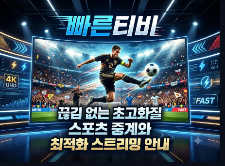 스포츠 마니아를 위한 실시간 시청 가이드