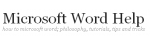 Microsoft Word Help