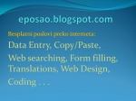 Posao Preko Interneta