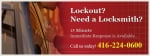 Locksmith Toronto : 15 Min. Emergency Locksmith 416-224-0600