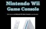 Nintendo Wii Game Console