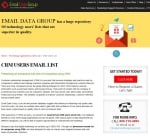 Email Marketing List for CRM