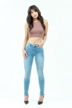 Women's lightweight skinny jeans light blue - Heels and Jeans