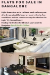 Luxury Apartments for Sale in Bangalore