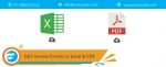 GST Invoice Format in Excel
