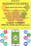 4 Key Result Areas of Hiring Mobile App Development Services
