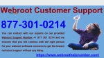 Webroot Customer Support Via 877-301-0214 for Hassle-Free