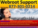 Connect With Us On Our Webroot Support  877-301-0214
