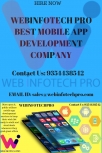 Why choose Web InfotechPro for the mobile web application?