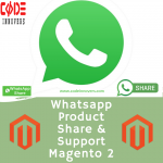 Whatsapp Product Share & Support -Magento 2 extension feature