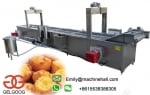 Continuous Hush Puppy Frying Making Machine For Sale