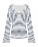 Long sleeve Tops | Linen Striped Top Australia