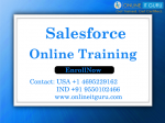 Salesforce online training in Hyderabad