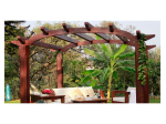 Y-SON Modern Style Polysteel Pergola Veranda For Outside Gar