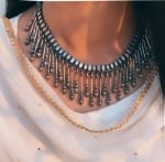 Shop traditional oxidised silver necklace online