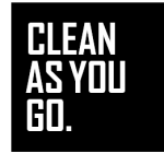 Clean As You Go