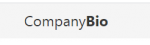 Company Bio