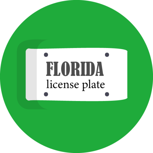 Florida License Plate