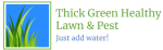 Thick Green Healthy Lawn &amp; Pest