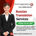 Translate Russian fiction to English UK