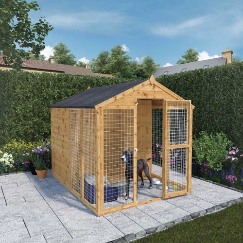 Outdoor Dog Kennel Installation in London
